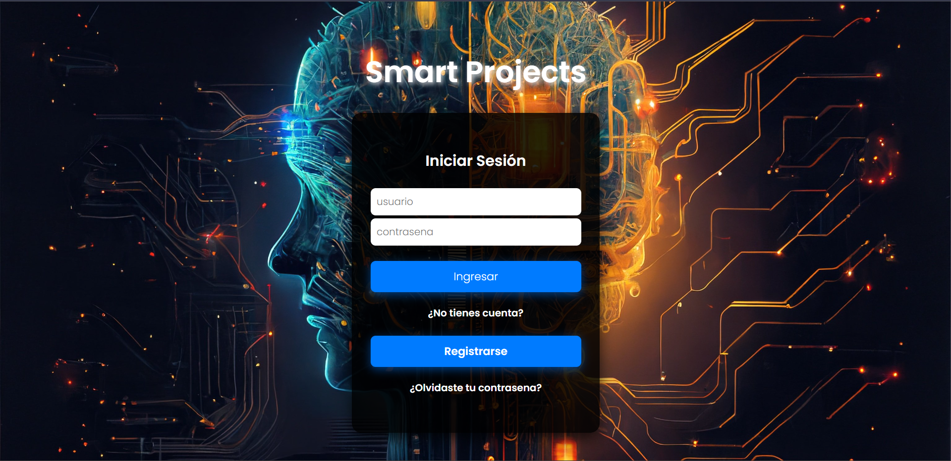 Imagen proyecto Login